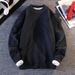 Men's Thick Chenille Sweater Half-Turtleneck Pullover For Students - Soft & Warm Winter Knitwear In White & Black (Sizes M-3xl)_viptrois.com