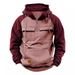 Spring And Autumn European And American New Men's Shoulder Sleeves Half Zipper Sweater Tooling Sports Multi-Pocket Outdoor Trend Hooded_viptrois.com
