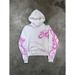Men's Clothing 2025 New Ins Style Strange Letter Stripe Print Loose Versatile Hoodie Sweatshirt Top_viptrois.com