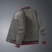 Little Bee Heavy Industries Embroidery Men's European Jacket Baseball Collar Fashion Jacket Men's Alphabet Digital Printing_viptrois.com