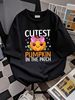 Cutest Pumpkin In The Patch Halloween Costume Toddlers Girls T-Shirt Unisex T-Shirt For Women Casual Soft Slightly Female Versatile Casual Women Top Graphic Tees Stretched Top For Everyday Wear Fashion Designer Clothes Streetwear Stylish Comfortable_viptrois.com