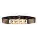 Waist Belt Elastic Durable Super Comfortable Easy to Match Fitted Lightweight Exquisite Leather Women Belt for Daily Wear-Silver_viptrois.com