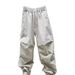 Men's Clothing Pants American Trend All Match Casual Pants Loose Straight Wide Leg Pants Quick Drying Paratrooper Pants_viptrois.com