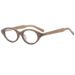 Women's Eyewear Frames Small Frame Oval Glasses For Women Fashion Retro Flat Rice Nail Cat Eye Glasses For Men_viptrois.com