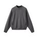 Men's Pique Half-Zip Sweatshirt – Streetwear Stretch, Comfort Fit, 72.3% Cotton Blend (Mechanical /Sand Khaki/Black, M-XL)_viptrois.com