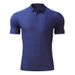 Men's Clothing Ice Sense Short Sleeved Polo Shirt Quick Drying Sports T Shirt Outdoor Sports Fitness Top_viptrois.com