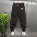 Men's Corduroy Casual Trousers Fleece Lined Thickened Jogger Pants Autumn Winter Trendy Versatile_viptrois.com