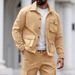 Men's Retro Workwear Jacket Multi-Pocket Casual Chore Coat For Spring Autumn Functional Multi-Pocket Design_viptrois.com