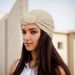 New Silver Croissant Bag Fashionable And Elegant Ladies' Headscarf Hat Hair Hat Baotou Hat_viptrois.com