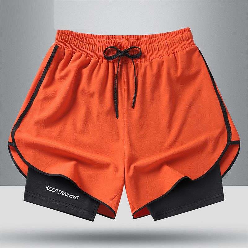 Summer Sports Running Shorts Men's Marathon Track and Field Quick Drying Inner Lining Training Ball Fitness Triad Pants_viptrois.com
