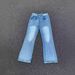 "Men's Ice Blue Flared Jeans – Lightning Wash & Subtle Distressing | Clean Fit Bootcut | Retro Revival Silhouette"_viptrois.com