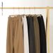 Men's & Women's Air-Layered Split Design Jogger Pants - Elastic Cuffed Loose Fit Casual Pants For Autumn (Army Green/Beige/Black/Khaki/Dark Grey)_viptrois.com