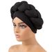 Hot Sale In Europe And America, Milk Silk Braided Turban Hat, Solid Color Sponge Headband Hat, Bohemian Style Turbans_viptrois.com