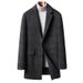 Men's Clothing lining thickened double sided wool coat men's cashmere wool coat mid length wool double sided wool coat_viptrois.com