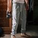 Men's Clothing Spring And Autumn Casual Sports Pants Men's Loose Tie Solid Color Small Foot Trendy Sweatshirts In Stock_viptrois.com