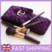 CT 4Pcs Travel Size Makeup Brush Set + Purple Velvet Pouch AU_viptrois.com