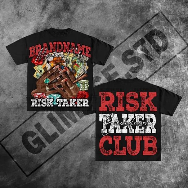 Men's Clothing Rich Club Graphic T Shirt Goth Oversized T Shirt Women and Men Y2K Short Sleeve_viptrois.com