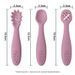 3PCS Cute Baby Learning Spoons Utensils Set Newborn Feeding Spoon Set Toddler Scoop Weaning Cutlery Children‘s Tablewar_viptrois.com