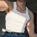 Men's Clothing Shoulder Strap Solid Color Fashion Sleeveless Bottoming Shirt Men's Sexy Tight Vest_viptrois.com