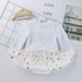 Baby clothes 2023 spring and autumn new female baby birthday suit long sleeve white hairdresser star children's dress baby hairdresser dress set_viptrois.com