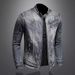 Men's Clothing Lapel Motorcycle Denim Jacket Personality Retro Slim Fit Fashion Tops Casual Coat_viptrois.com