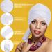 Foreign Trade New Turban Hat European And American Popular Velvet All Match Pullover Hat Solid Color Ethnic Long Tail Hat Factory Direct Sales_viptrois.com