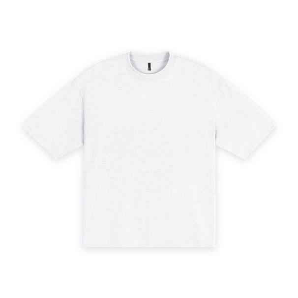 Men's Premium Cotton T-Shirt - Soft & Breathable Summer Essential, Relaxed Fit, Solid Color Streetwear For Casual & Urban Style (White/Black)_viptrois.com