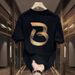 Men's Clothing Heavy Cotton High End Short Sleeved T Shirt Men's Trendy Brand Loose Cotton Summer Boys Half Sleeved Large Size Tops T Shirt_viptrois.com