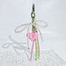 Bag Pendant String, Fresh And Clean Pearl Bow, Colorful Heart-shaped Woven String, Bag, Pendant, Keychain_viptrois.com