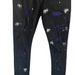 High Street Light Luxury Blue Diamond Splash Ink Hole Jeans Men's Korean Style Trendy Slim Fit Elastic Small Feet Trendy Brand Trousers_viptrois.com