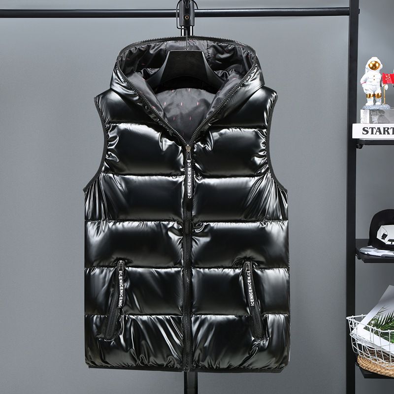 Men's Clothing Stylish Unisex Puffer Vest With Hood - Lightweight Winter Coat For Women & Men, Trendy Streetwear_viptrois.com