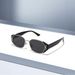 New Style Small Ice Cube Sunglasses For Women Square Frame Round Face Slim Transparent Fashionable Y2K Sunglasses Hot Girl Style T1403_viptrois.com