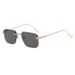 Men's Sunglasses Internet Celebrity Same Style Frameless Trimmed Sunglasses Fashionable Gradient Contrast Polygonal Sunglasses Ins_viptrois.com
