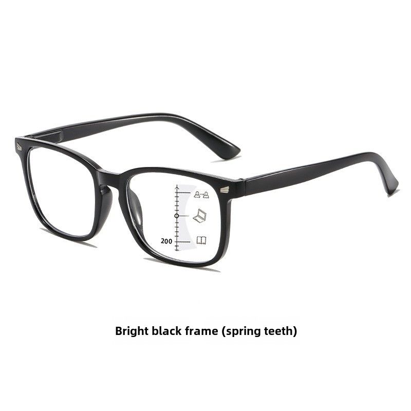 Unisex New Smart Color-changing Reading Glasses For Men With Dual-purpose Anti-blue Light Hd Progressive Multi-focus Color-changing Reading Glasses_viptrois.com