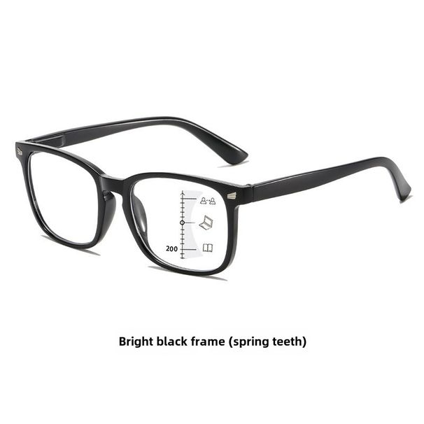 Unisex New Smart Color-changing Reading Glasses For Men With Dual-purpose Anti-blue Light Hd Progressive Multi-focus Color-changing Reading Glasses_viptrois.com