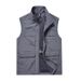 High-Visibility Safety Work Vest – Multi-Pocket Reflective Utility Vest With Custom Logo Printing_viptrois.com