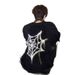 Spider Web Jacquard Sweater Men's Autumn And Winter Warm Round Neck Knitted Sweater Hoodie With Velvet_viptrois.com