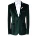 Men's Clothing Fashion Brand Men's Autumn Clothing New Velvet Suit Host Dress Large Size Suit Men_viptrois.com