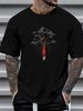 Pencil Tree T-Shirt Tribal Tree Of Life Tattoo Funny Gift Party Tree T Shirt Top Tee Versatile Comfortable Fashion Streetwear Slightly Unisex_viptrois.com