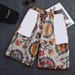 Men's Clothing Summer New Cotton And Linen Printed Five Point Men's Beach Pants Leisure Sports Loose Large Size Shorts Men Thin Style Trend_viptrois.com