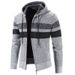Autumn/Winter New Men's Jacket Loose Plush Casual Thick Hooded Knitted Sweater Thread Clothes For Men_viptrois.com