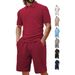 Men's Clothing Men's Jacquard Polo Shirt Suit Summer Lapel Casual Short Sleeved Manufacturers Direct Supply_viptrois.com