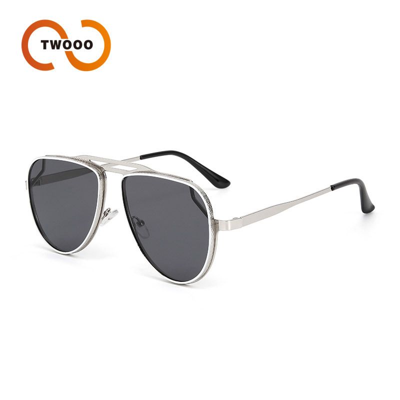 Aviator Sunglasses Retro Classic Toad Double Beam Men And Women Sunglasses T1225_viptrois.com