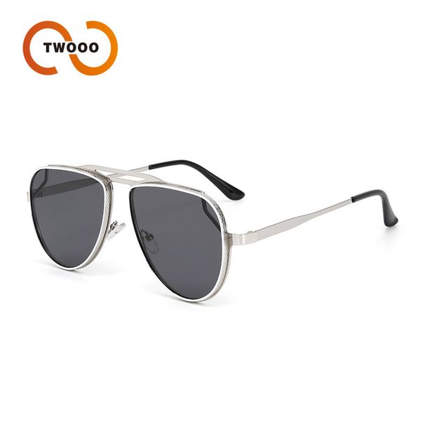 Aviator Sunglasses Retro Classic Toad Double Beam Men And Women Sunglasses T1225_viptrois.com