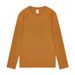 230g Autumn Winter New Heavyweight Solid Color Pure Long Sleeve Men's Plus Size Couple's Round Neck Cotton Base Layer_viptrois.com