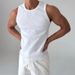 Men's Retro Vest Casual Sleeveless Top Versatile Summer New T-Shirt For Men's Clothing_viptrois.com