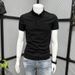 Men's Clothing Apricot Embroidered POLO Shirt Men's Short Sleeve T Shirt Summer Casual Half Sleeve High End Fashion Brand Slimming T Shirt_viptrois.com