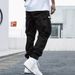 Men's Clothing Large Size Overalls Autumn Men's Casual Pants With Multiple Pockets For Teenagers With Loose Cuffs_viptrois.com