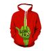 Pure Cross-Border E-commerce Men's Streetwear Santa Claus 3D Printed Hoodie Dropshipping_viptrois.com