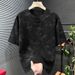 Men's Clothing Plus Size Linen Short Sleeved T Shirt Loose Casual Trend Half Sleeve T-Shirt_viptrois.com